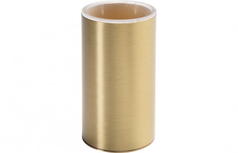 Bologna Wall Mounted Tumbler Brushed Brass [PLUM105481]