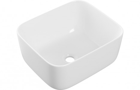 Bronte Deep Washbowl 420mm White [PLUM104936]
