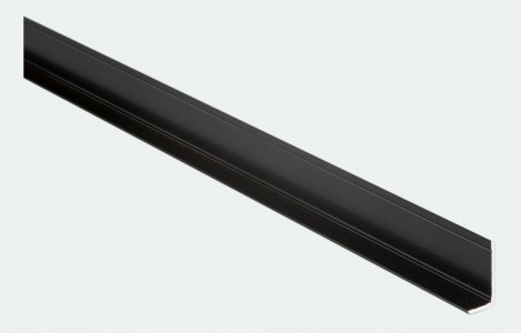 Fibo Large L-Shaped Profile 2400mm Black [DIWW0442]