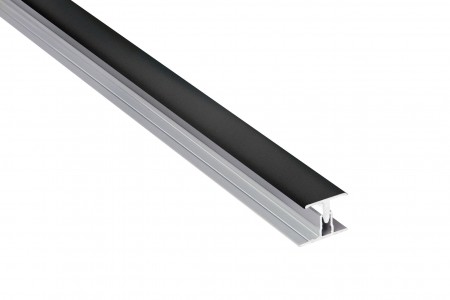 Fibo H-Shaped Stacking Porfile 2400mm Black [DIWW0416]