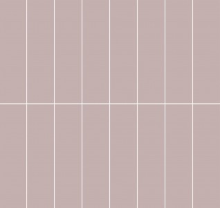 Fibo Urban Aqualock Wall Panel 2400 x 600mm (2 Pack) (Subway Effect 300x75mm) Dusky Pink [DIWW0376]