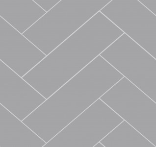 Fibo Urban Aqualock Wall Panel 2400 x 600mm (2 Pack) (Herringbone Effect 400x100mm) Medium Grey [DIWW0368]