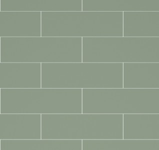Fibo Urban Aqualock Wall Panel 2400 x 600mm (2 Pack) (Brick Effect 300x100mm) Olive Green [DIWW0372]