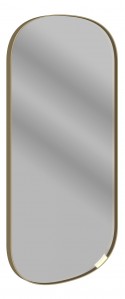 Isso Oblong Mirror 800 x 400mm Brushed Bronze [PLUM106265]