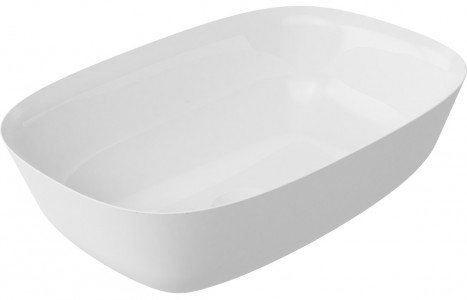 Liguria Resin Washbowl 460 x 320mm White [PLUM100513]