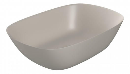 Liguria Resin Washbowl 460 x 320mm Latte [PLUM109918]