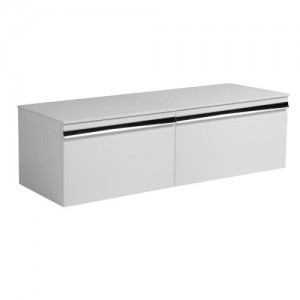 Roper Rhodes Pursuit 1200 Wall Hung Vanity Unit - Gloss White [PUR1200W] [BASIN NOT INCLUDED]
