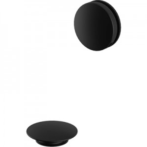 Heritage Push Button Bath Waste Matt Black [THBL22]