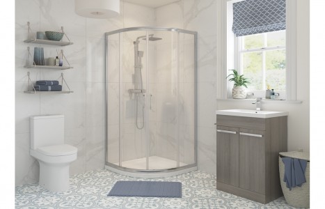 Corato 800mm 2 Door Quadrant [PLUM101427]