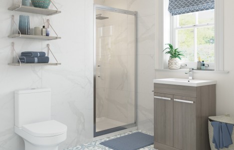 Corato 700mm Pivot Door [PLUM101414]