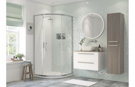 Florence 800mm 1 Door Quadrant [PLUM101461]