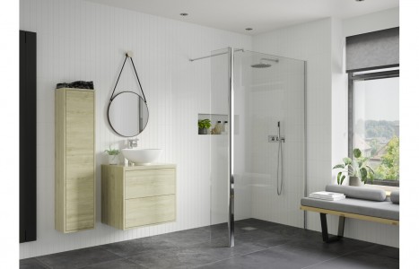 Imola Optional 330mm Rotatable Wetroom Panel (Retrofit) [PLUM103399]