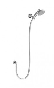 Burlington Riviera Shower Handset Kit with Bracket Hose & Elbow Chrome [RIV20CHR]