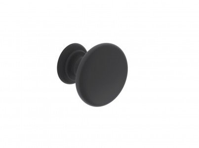 Heritage Round Knob 29mm - Matt Black [AHBL110]