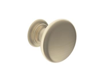 Heritage Round Knob 38mm - Brushed brass [AHBB106]