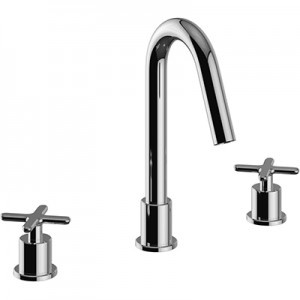 Heritage Salcombe 3Taphole Basin Mixer Chrome [TSACC06]