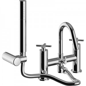 Heritage Salcombe Bath Shower Mixer Chrome [TSACC02]