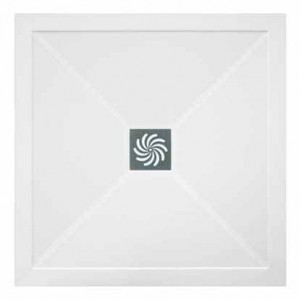TMUK Symmetry Anti-Slip - Square  - 900 x 900mm - White Anti-Slip  [SAS0900SQ]