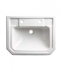 Tavistock SCDB850S Vitoria 500 Semi-Countertop Basin - 2 Tapholes (basin only)