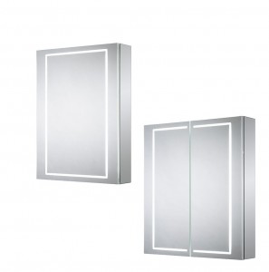 Sensio SE30194C0 Sonnet Illuminated Single Door Mirror Cabinet 500x700mm