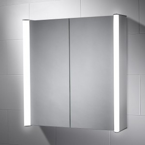 Sensio SE30816C0 Aspen Illuminated Double Door Mirror Cabinet 670x700mm