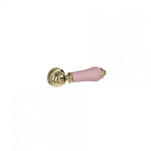 Burlington SP390GOLDPINK Bespoke Cistern Lever Confetti Pink & Gold