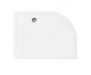 Merlyn Touchstone Right Hand Anti-Slip Offset Quadrant Shower Tray 1000x800mm White [S108QRASTO]