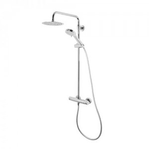 Tavistock Quantum Dual Function Shower Bar System with Riser Kit Handset & Shower Head Chrome [SQT2209]