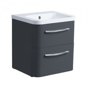 Roper Rhodes System 500 Wall Hung Vanity Unit - Gloss Dark Clay [SYS500D.GDC] [BASIN NOT INCLUDED]