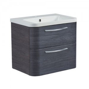 Roper Rhodes System 600 Wall Hung Vanity Unit - Gloss Dark Grey [SYS600D.GDC] [BASIN NOT INCLUDED]