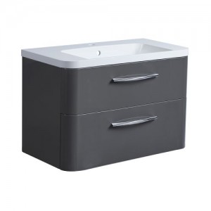 Roper Rhodes System 800 Wall Hung Vanity Unit- Gloss Dark Clay [SYS800D.GDC] [BASIN NOT INCLUDED]