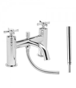 Tavistock Cheltenham Bath Shower Mixer with hose and handset - Chrome [TCM42]
