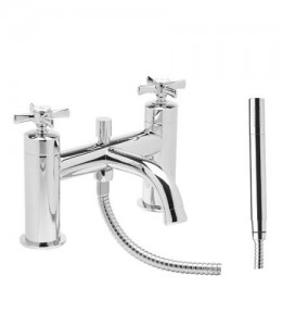 Tavistock TCM42 Cheltenham Bath Shower Mixer with hose and handset - Chrome