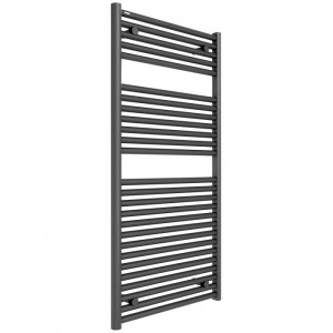 Tissino Hugo2 Electric Towel Radiator with Standard Element 1212 x 600mm Anthracite [THU-705-AN]