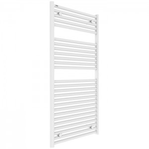 Tissino Hugo2 Electric Towel Radiator with Temperature Regulating Element 1212 x 600mm Mont Blanc [THU-605-MB]