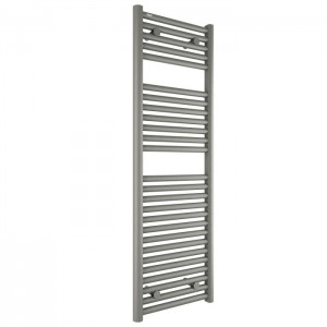 Tissino Hugo2 Electric Towel Radiator with Temperature Regulating Element 1212 x 400mm Lusso Grey [THU-610-LG]