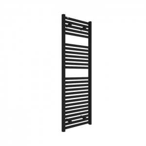 Tissino Hugo2 Electric Towel Radiator with Temperature Regulating Element 1212 x 400mm Matt Black [THU-610-MN]