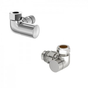 Tissino Hugo2 Double Angle Valves (Pair) Chrome [THU-201-CP]