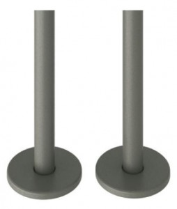 Tissino Hugo2 Pipes & Shrouds (Pair) Lusso Grey [THU-208-LG]