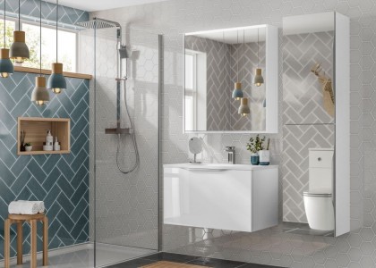 Utopia Milano Wall Tiles - Mist - Pk 1.04m2 [T0800089]