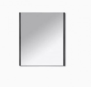 Tissino Netro Front Lit Rectangular Mirror with De-mister 800 x 600mm Matt Black [TNR-160]