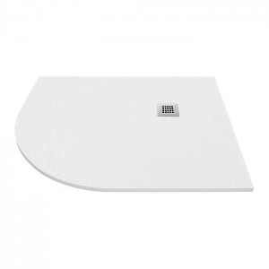 Tissino Giorgio2 Left Hand Offset Quadrant Shower Tray 1200 x 800mm White Slate [TRG-703-WS]