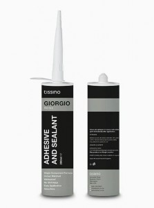 Tissino Giorgio Adhesive & Sealant 290ml Black [TRG-902-MN]