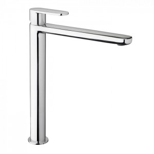 Tissino Savena High Spout Monobloc Basin Tap Chrome [TSV-102]