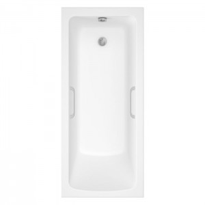 Tissino Lorenzo Single Ended Bath 1600 x 700mm with Handles (Bath Panels Not Included) [TLO-111]