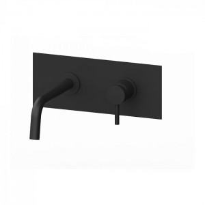 Tissino Parina Wall Mounted Concealed Basin Mixer Matt Black [TPR-103-MN]