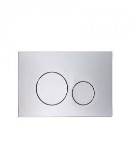 Tavistock TR9012 Circles Dual Flush Plate - Chrome