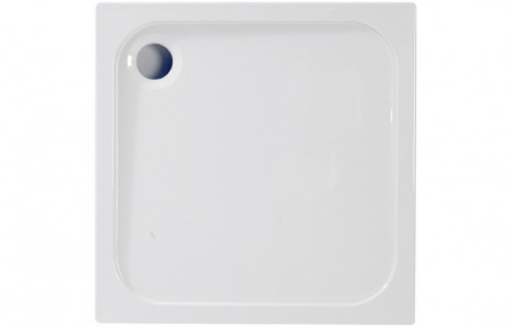 45mm Deluxe 700x700mm Square Tray & Waste [PLUM106695]