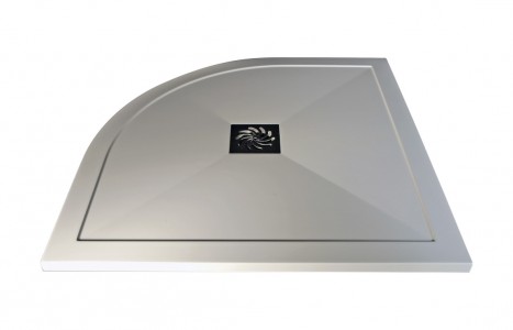 25mm Ultra-Slim 900mm x 900mm Quadrant Tray & Waste [PLUM3865]