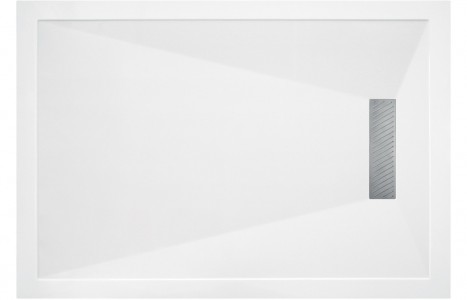 25mm Linear 1000x800mm Slim Rectangular Tray & Waste [PLUM106229]